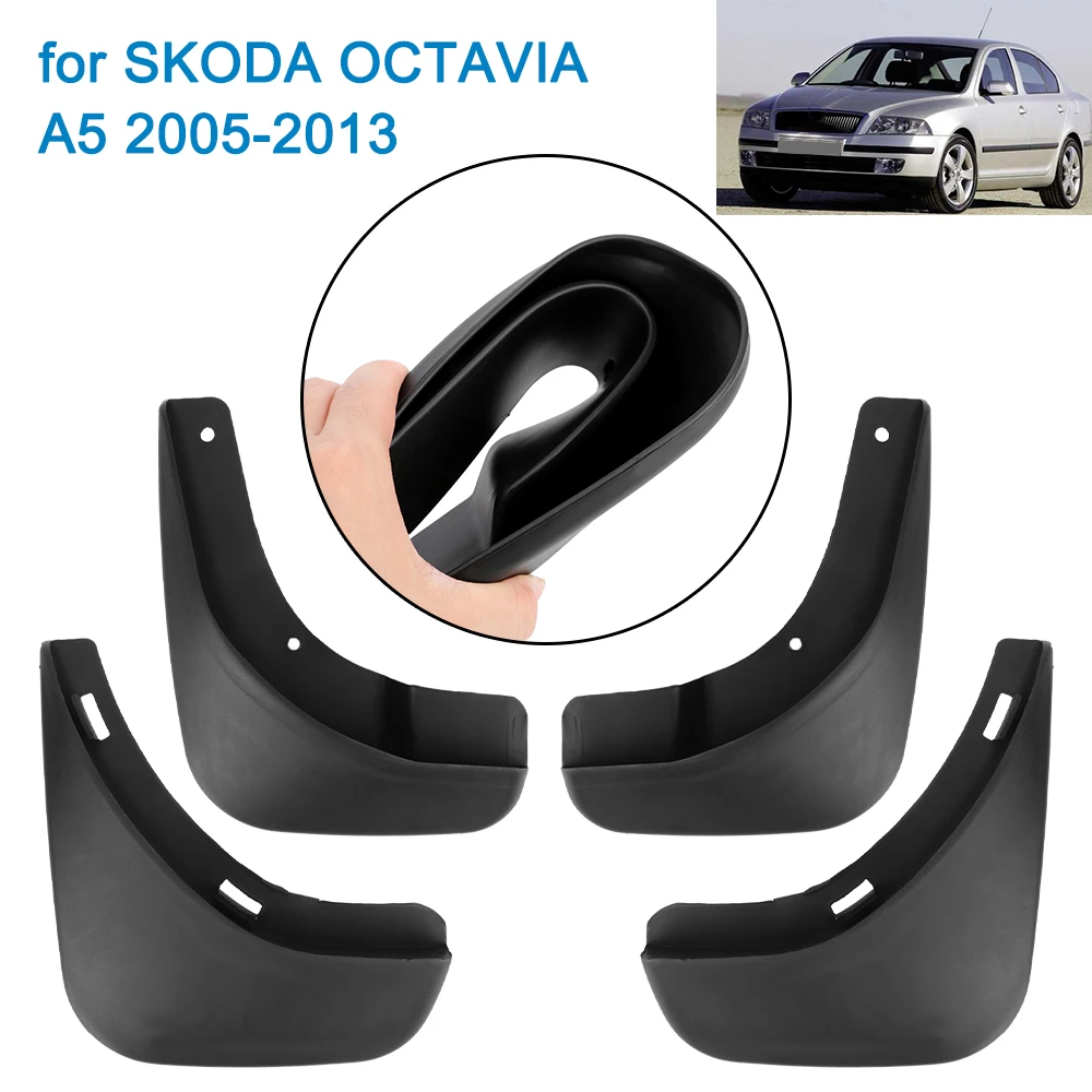 

4 шт., передние и задние брызговики для SKODA OCTAVIA A5 2005-2013