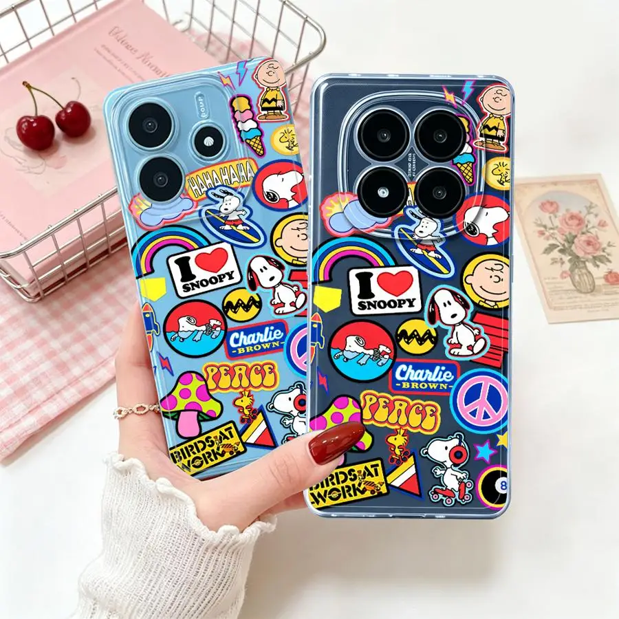Чехол S-noopys с эмблемой для Xiaomi Redmi Note 15 Pro 11S 14C Note 13 Note14 10S Note11 13C 12 9 10 A4 A7 12S, мягкий чехол для телефона (art.: 3920dc9db348d) - 3920dc9db348d
