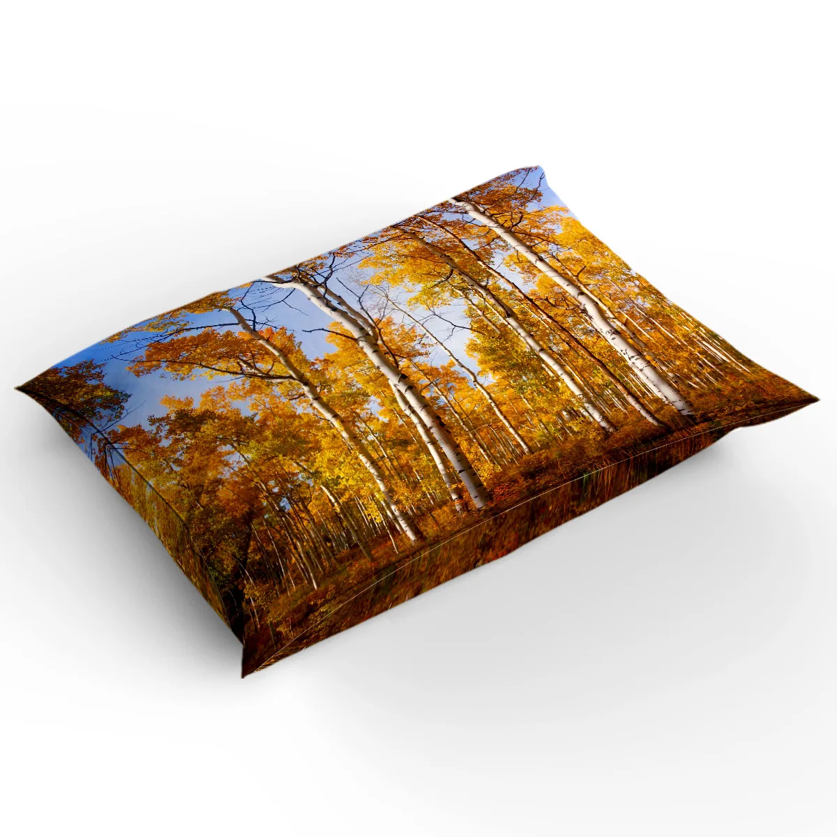 Осенний комплект постельного белья с изображением березового леса постельное