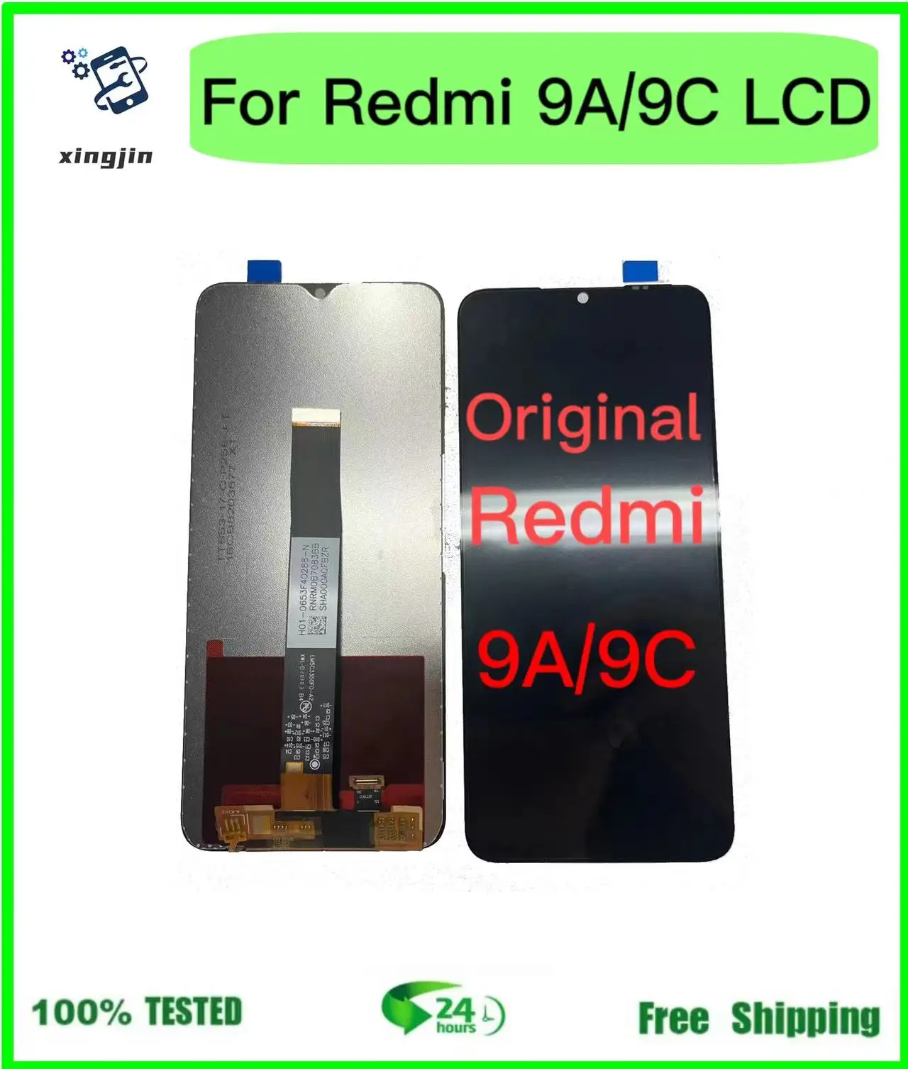 

100% Test Lcd Display Screen For Redmi 9C 9A LCD Display Touch Panel Sensor Digitizer Assembly For Redmi 9C LCD Display