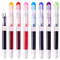 fountain pen high quality large capacity classic fashion transparent color ink stationery office school supplies