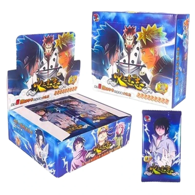 

Anime Peripheral Small Dinosaur Naruto Card Collector Edition 14th Bullet Fire Will One Yuan Pack Card Pack Collection Toy Gift