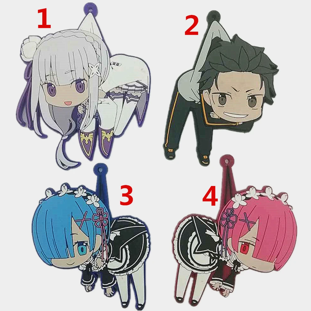 

Резиновый брелок для ключей Re Zero Kara Hajimeru Isekai Anime