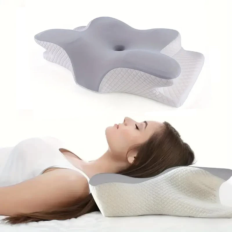 

Ортопедическая подушка из memory foam форма бабочки