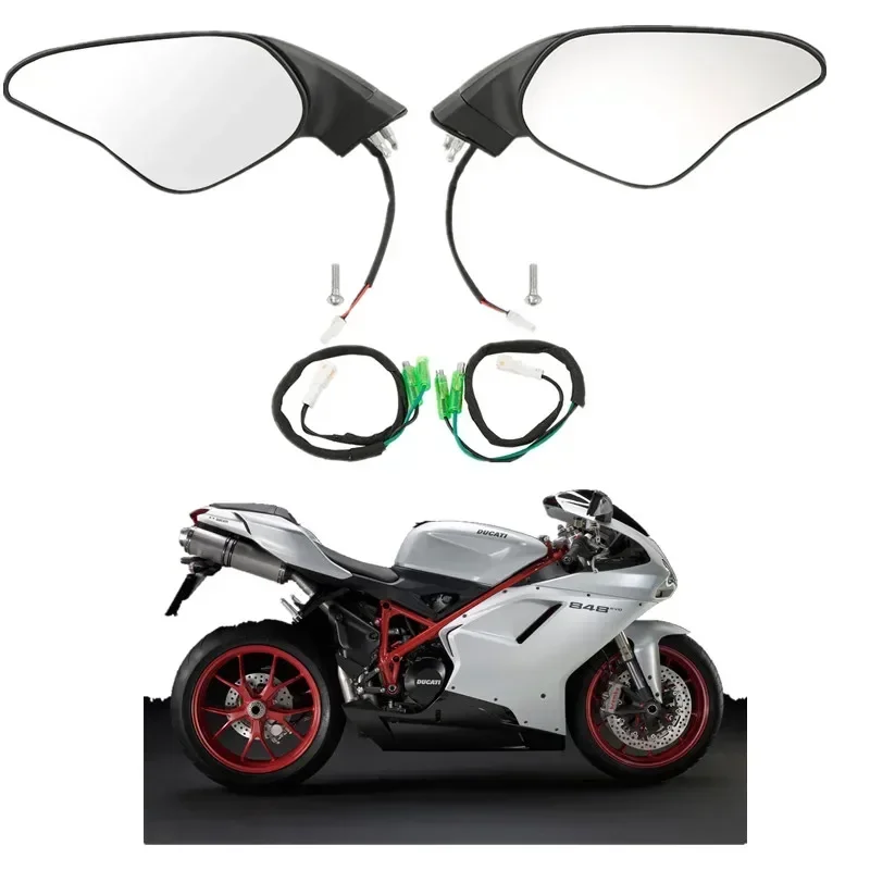 Для Ducati 848 EVO 2008-2013 1098 1098S 1098R 2007-2009 1198 1198S 1198R 2009-2011 мотоциклетные зеркала заднего