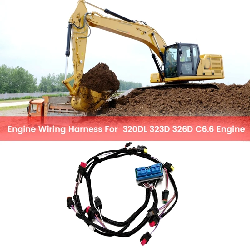 

Жгут проводов двигателя для CAT 320DL 323D 326D C6.6 двигатель 260-5541 260-5542 2605542