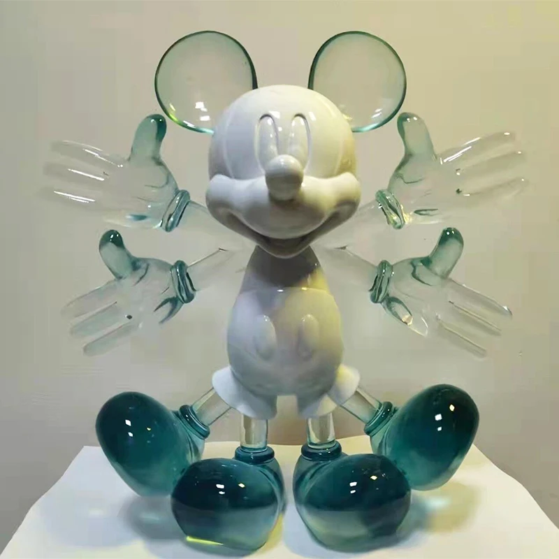 

Прозрачная мультяшная кукла Микки Маус, 30 см