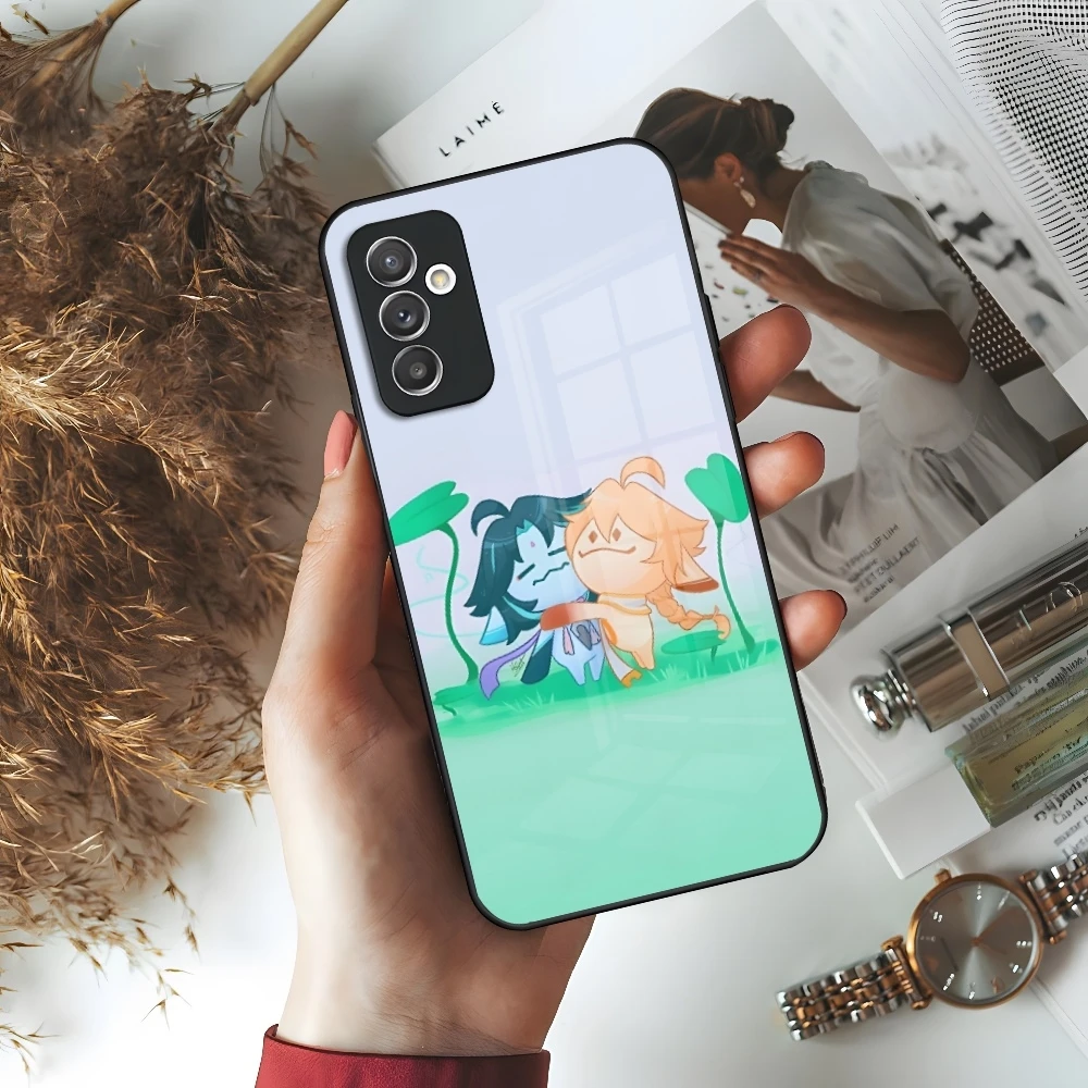Фото Милый чехол для телефона Genshin Impact Aranara для Samsung Galaxy S26 S25 Edge S23 S22 S24 A37 A17 A16 A26 A57 A27 A56 Ultra Plus Fe Co №5