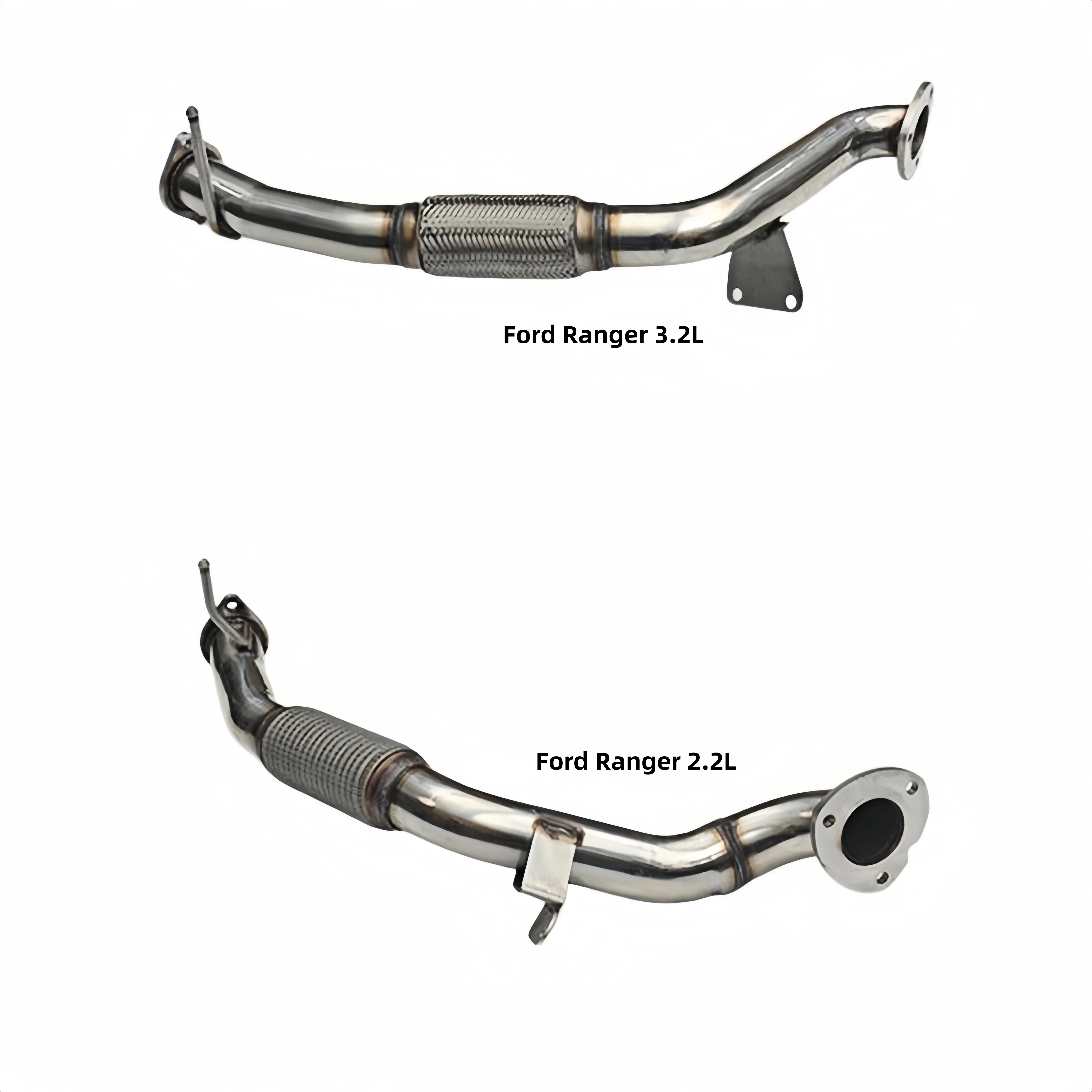 Фото Высокопроизводительная выхлопная система HKS для Ford Ranger T6 T7 T8, Cat-Back, с двойным глушителем из углеродного волокна и боковой выхлопной трубой. №3