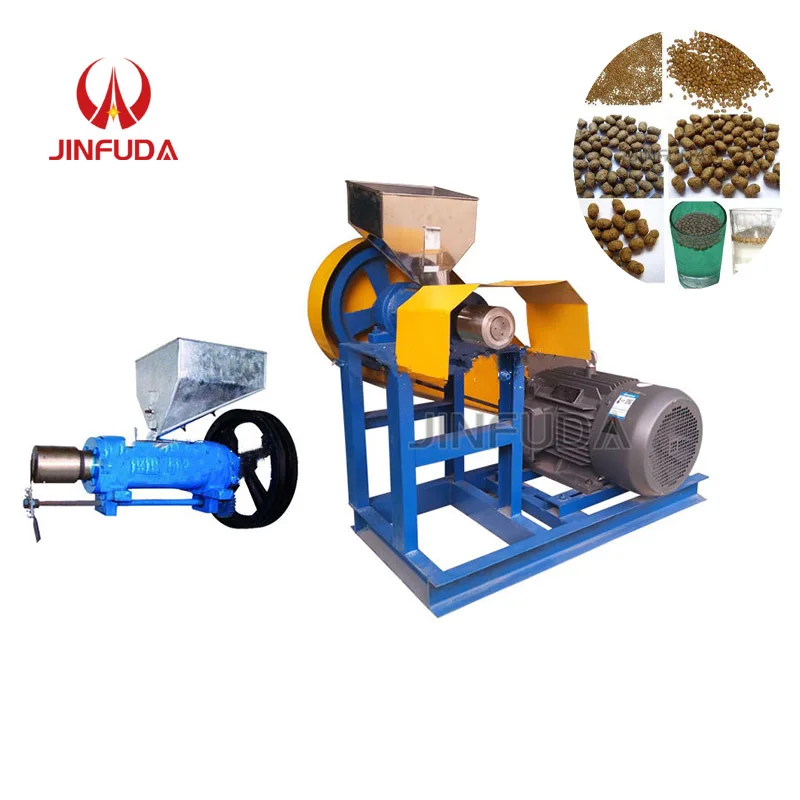 

60-80kg/h floating fish feed pellet making machine
