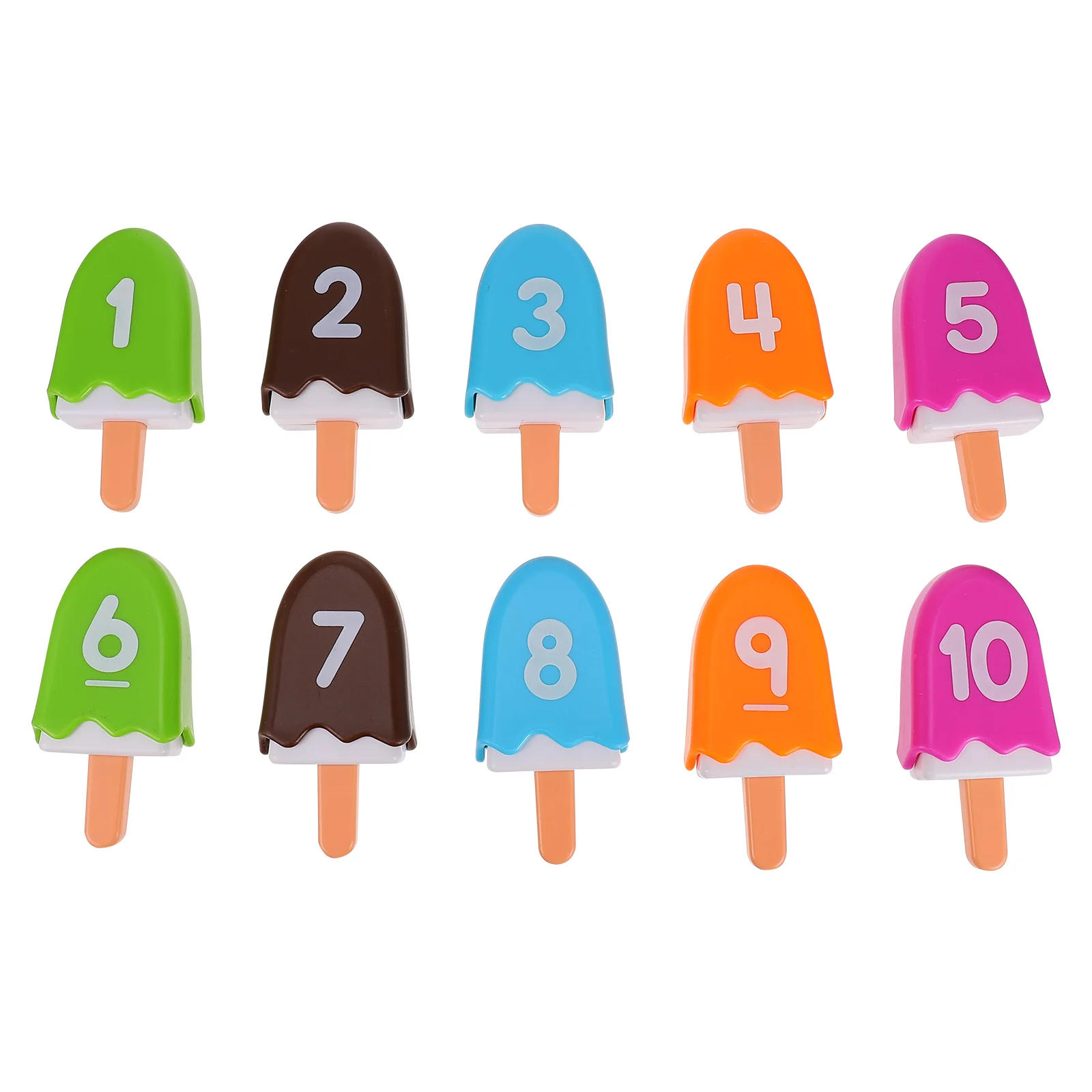 

Matching Toys Digital Plaything Teaching Kids Puzzle Cognitive Number Popsicle Plastic Child