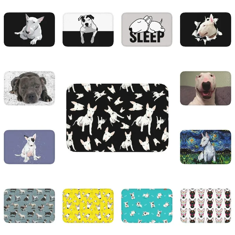 

Коврик David Bull Terrier для входной двери собаки, противоскользящий водонепроницаемый наружный Придверный коврик, напольный коврик для ванной, к...