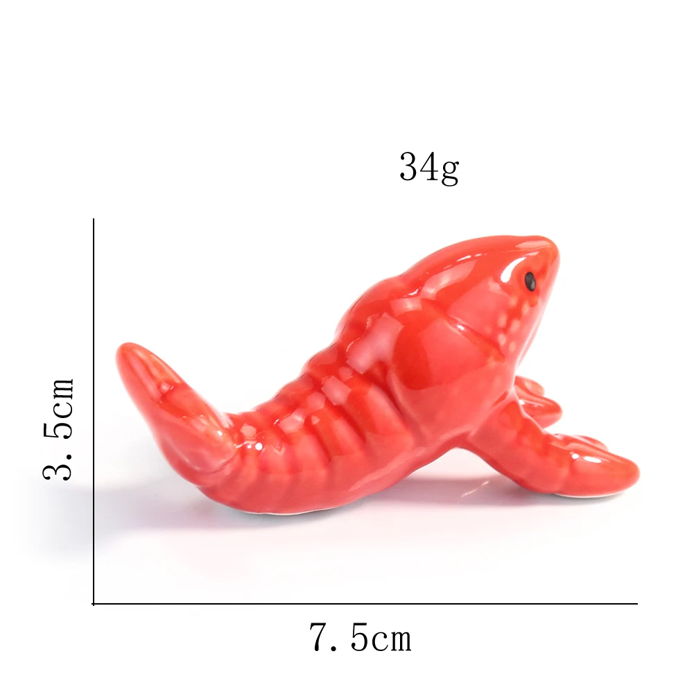 

Керамическая подставка для столовых приборов в виде рака