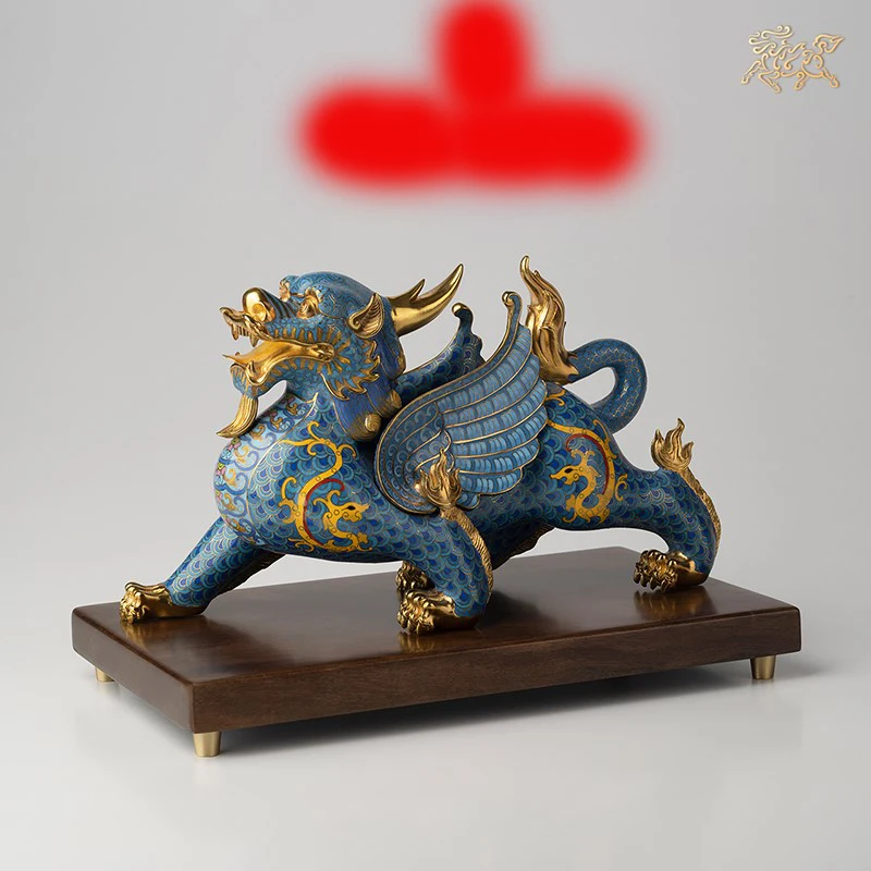 Национальное сокровище Cloisonne Royal Dragon PI XIU ДОМАШНЯЯ компания бизнес приносит