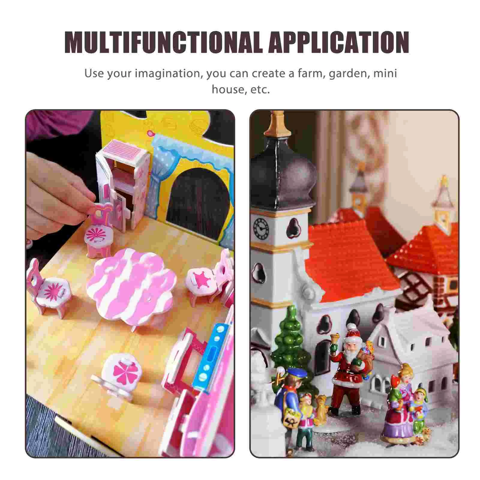 6 листов фигурки феи мини-чеховая плитка миниатюрная песочный стол ландшафтный