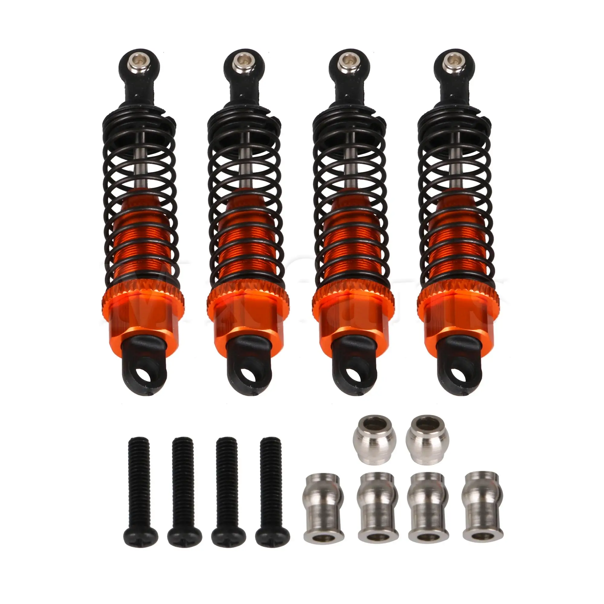 

4Pieces Upgrade Part Spring Shock Damper 286004OR Orange for RC 1:10 Car