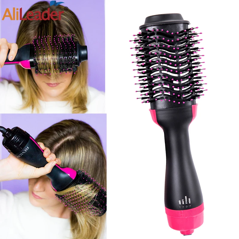 

One Step Hot Air Brush Hair Dryer Styler & Volumizer Hair Straightener Curler Comb Multi-Function Electric Ion Blow Dryer Brush