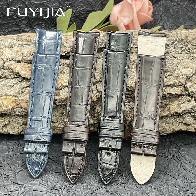 

Ремешок для часов FUYIJIA J-egerlec-нение MASTER, из воловьей кожи, шириной 19 мм, 20 мм, 21 мм, 10-26 мм