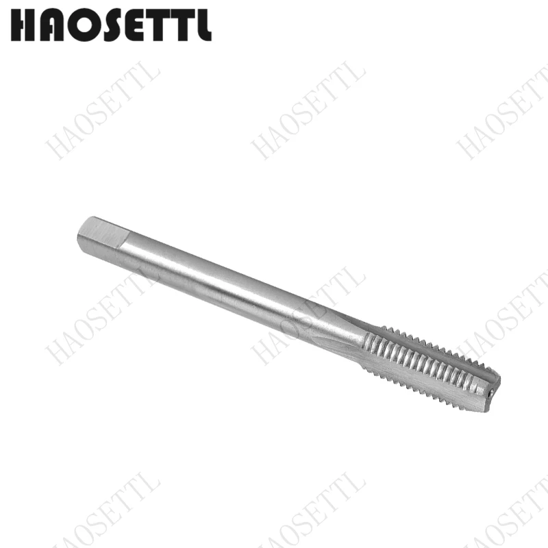 

HAOSETTL M9x0.5 M9x0.6 M9x0.75 M9x0.8 M9x1 M9x1.25 M9x1.5 Метчик машинной резьбы HSS Прямые метчики с рифленой головкой Правый