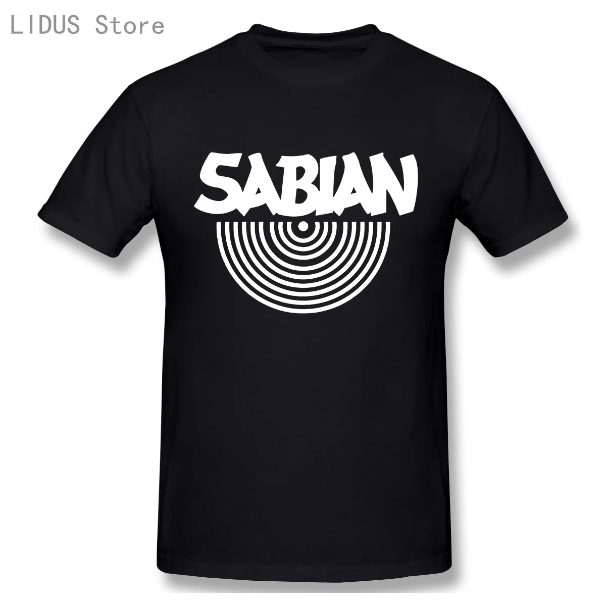 

2021 Fashion Sabian T Shirt New Cool Printed TShirt Short Sleeve Cotton The Music Men T-Shirt Top Tees High Quality