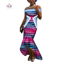 african dresses for women traditional dashiki africa riche ladies vestido longo emprie elegantes party femlae outfits wy3733