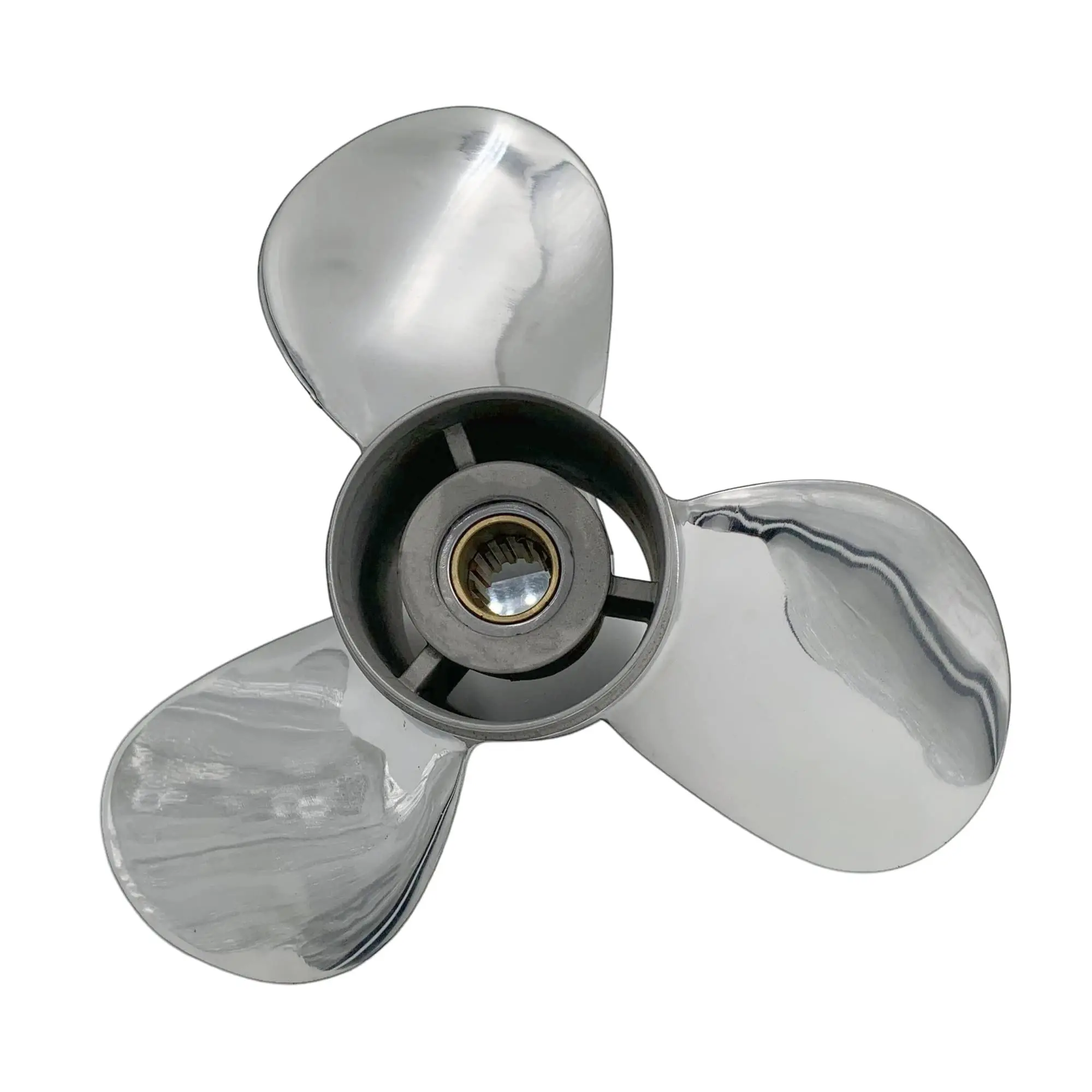 Лодочный пропеллер 11x15 подходит для Yamaha подвесной 25-60HP из нержавеющей стали Prop SS 13