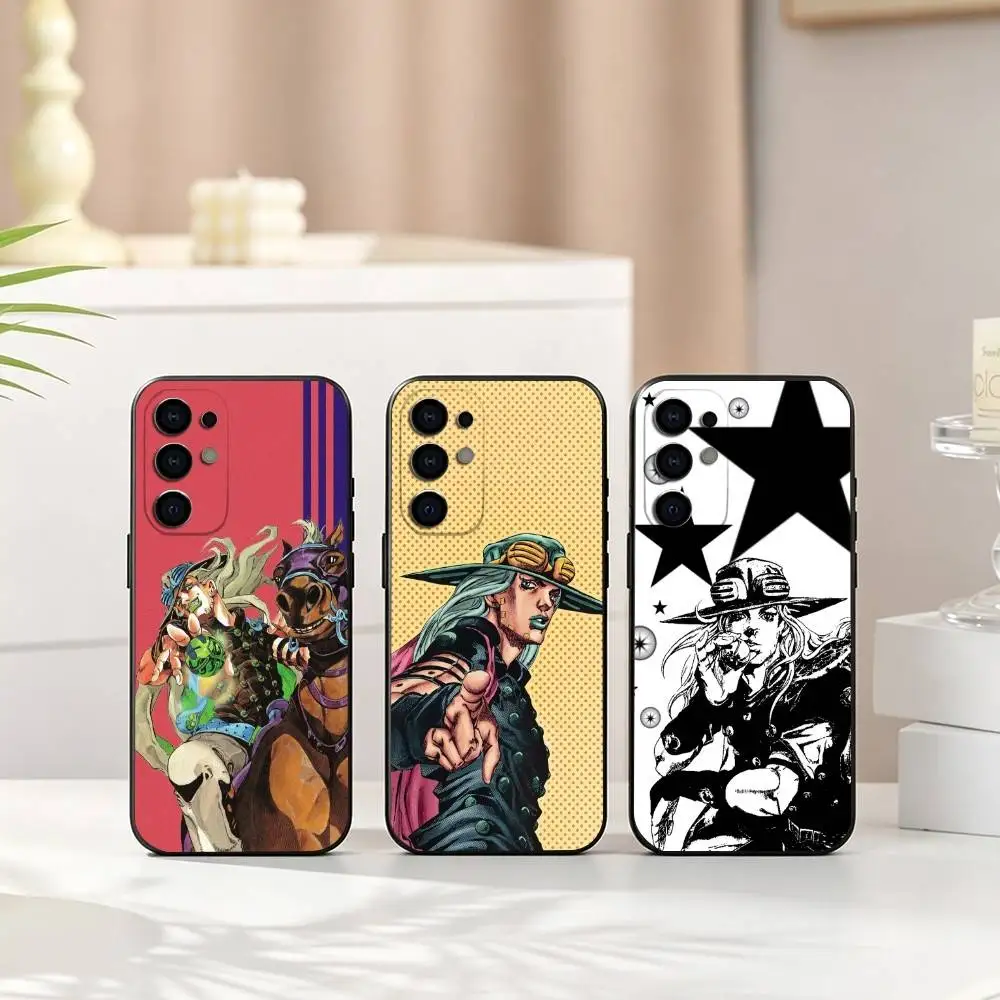 Фото Чехол для телефона G-Gyro Zeppeli J-Jojo Anime для Samsung S25, S24, S21, S22, S23, S30, Ultra, S20, Plus, Fe, Lite, Note, 10, черный №1