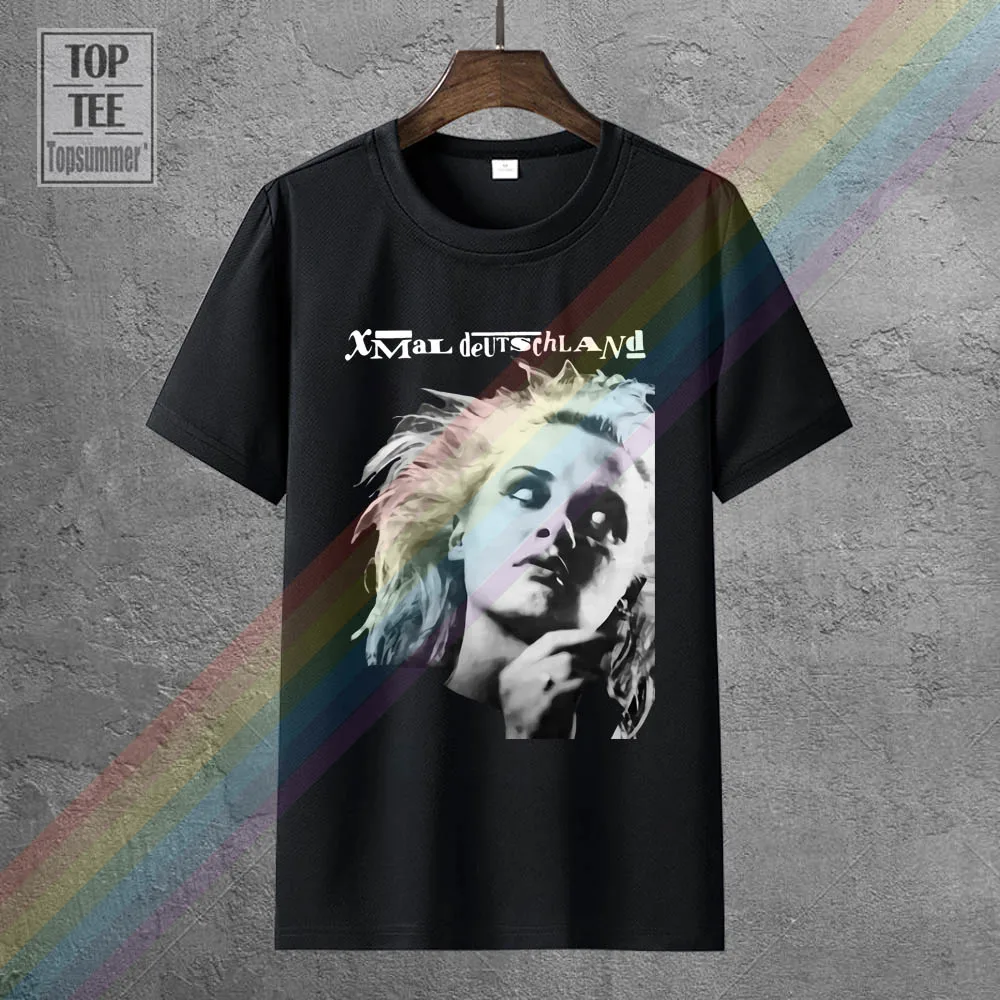 

Xmal Deutschland Shirt Goth 4Ad Sisters Of Mercy The Cure Uk Siouxsie Banshees Letter Top Tee T-Shirt Men Short Sleeve T Shirt