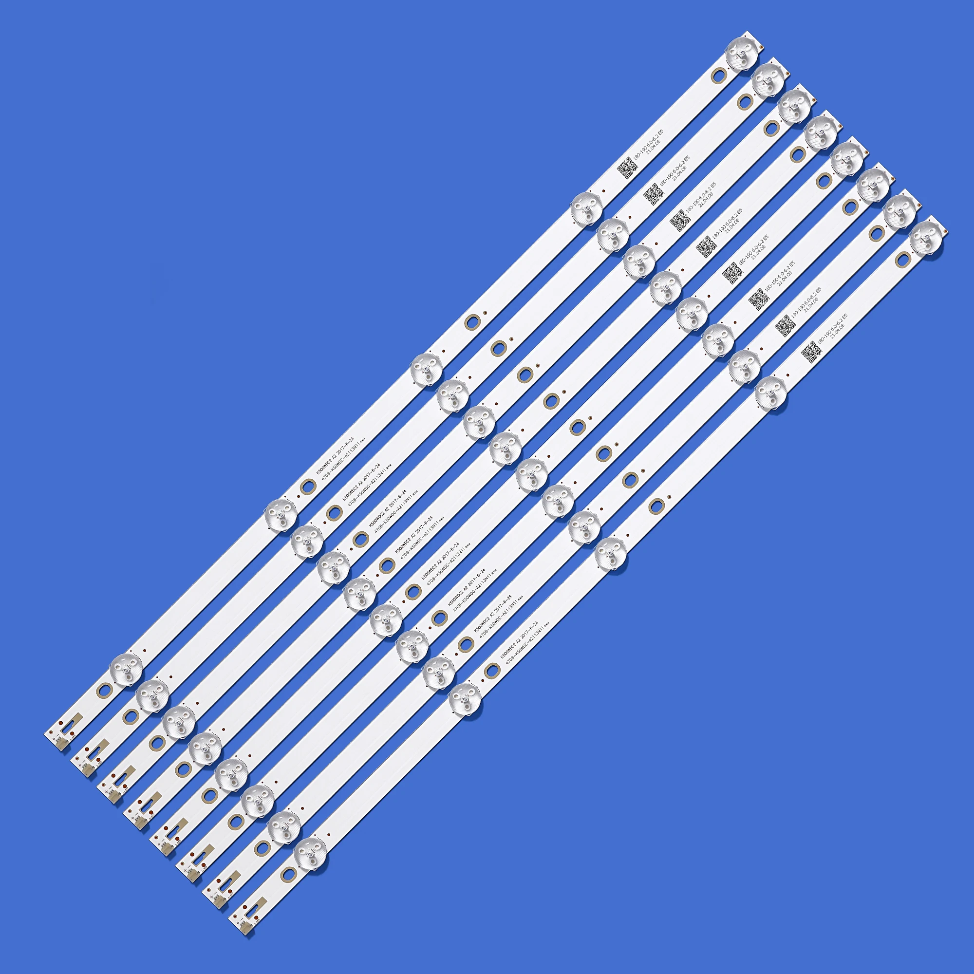 

Led Tv Backlight K500WDC2 A2 4708-K50WDC-A2113N01 LED Strip for 50PFH4082/T3 50PUT6023 8pieces/set TV Backlight Strip 8pcs