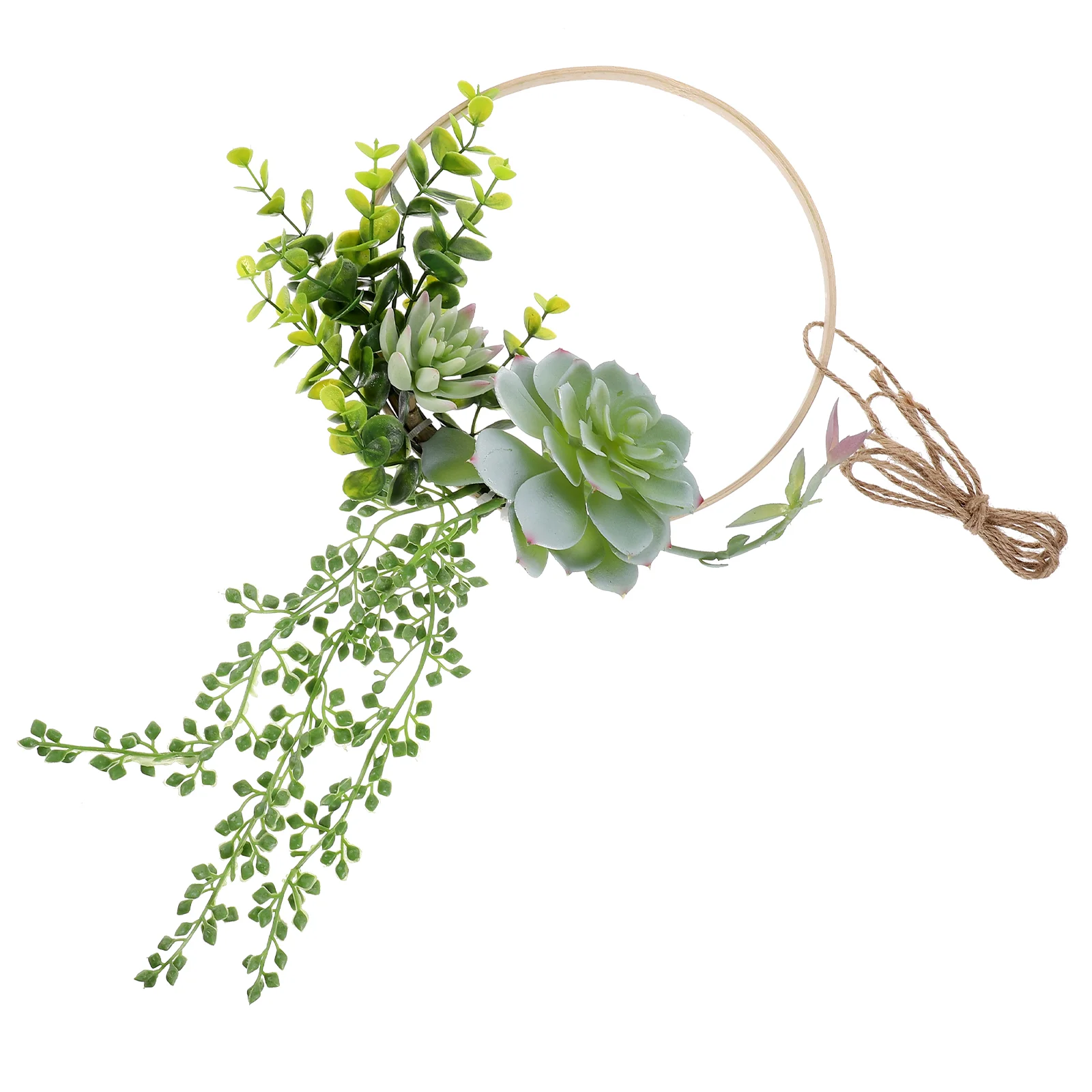 

Ornaments Flower Wreath Scene Decor Artificial Decorative Front Door Wreaths Succulents Farmhouse