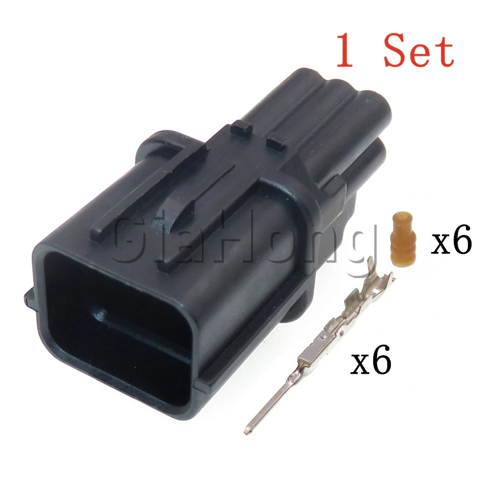 

1 комплект, 6-контактный HP285-06021, автомобильная водонепроницаемая проволока переменного тока, штекер и гнездо для Hyundai Kia HP291-06040, розетка HP281-06020