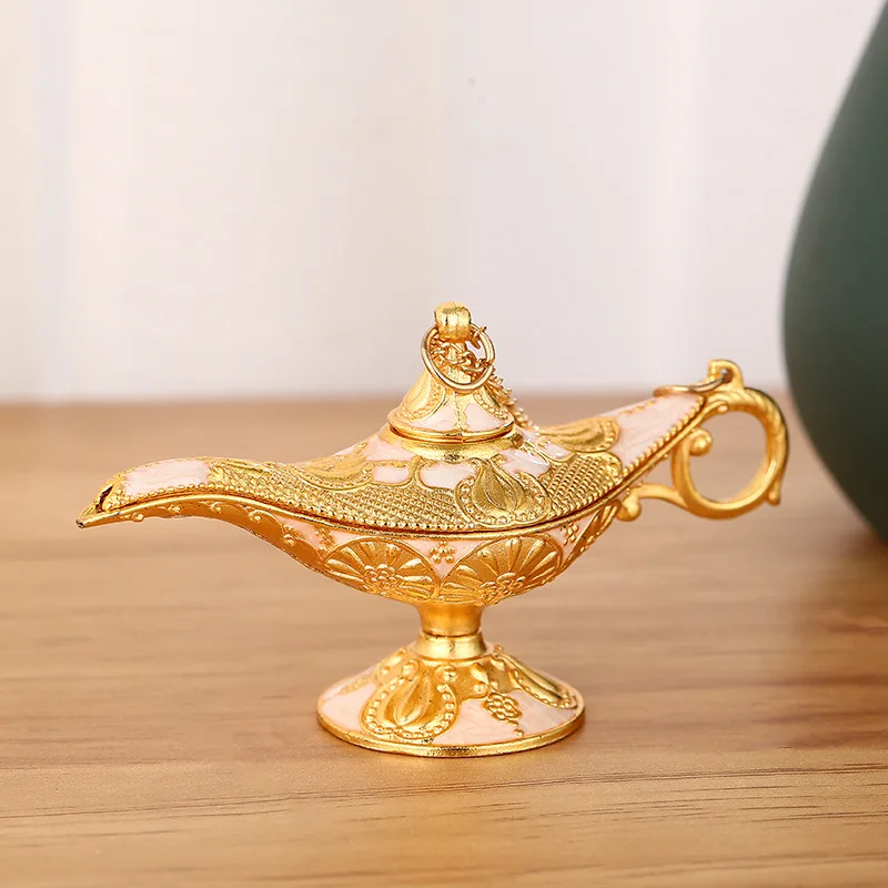 Винтажная лампа Аладдина Джин декоративная фигурка ретро ностальгический стиль