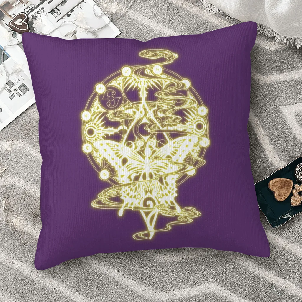 

XXXHolic Yuuko Ichihara Magic Circle Hug Pillowcase XxxHOLiC Backpack Cojines Home DIY Printed Chair Coussin Covers Decorative