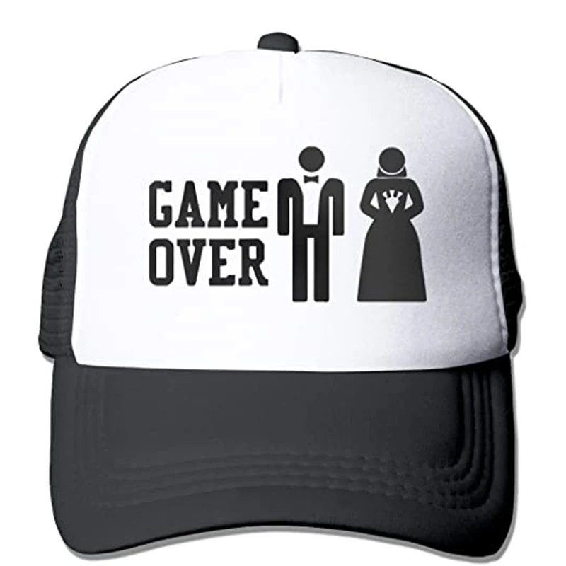 Шляпа Groom Crew Game over для выбивания холостяцкой жизни парнем-геймером на пляже Вегаса, свадебном отпуске или медовом месяце.