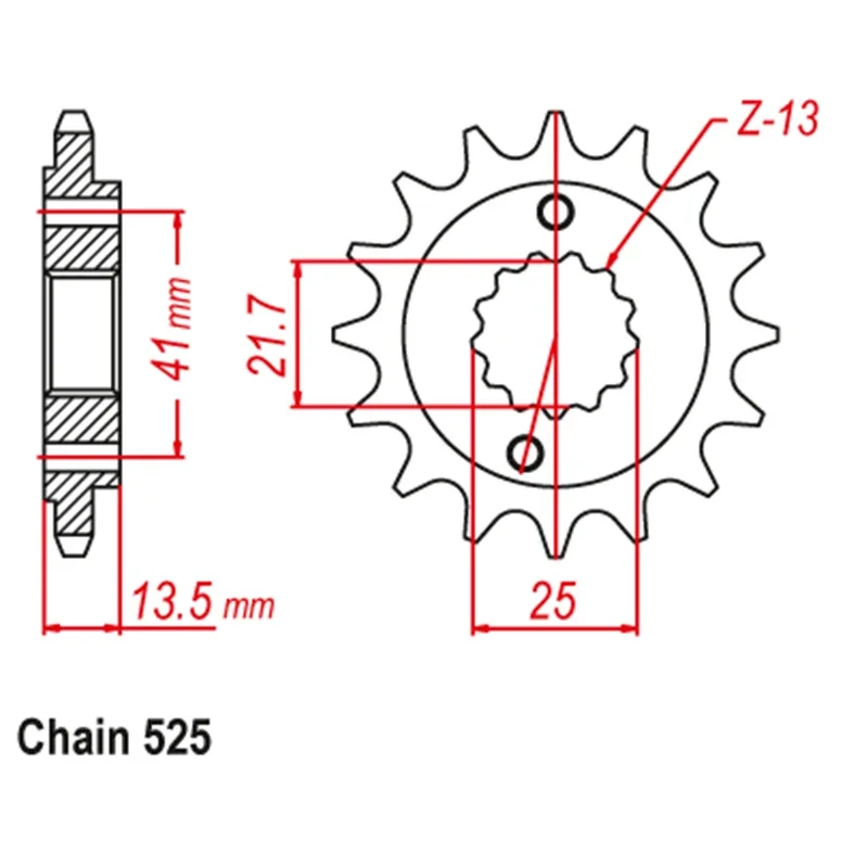LOPOR 525 CNC 15T/43T передняя и задняя звездочка мотоцикла для Honda XL400 XL 400 V Transalp 1992-1998 гг.
