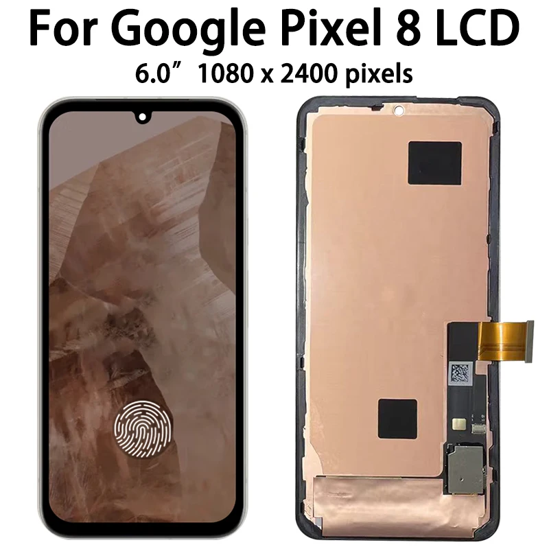 Качество OLED для Google Pixel 8 ЖК-дисплей GKWS6 G9BQD GA04851-US GZPFO GPJ41 сенсорный экран дисплей