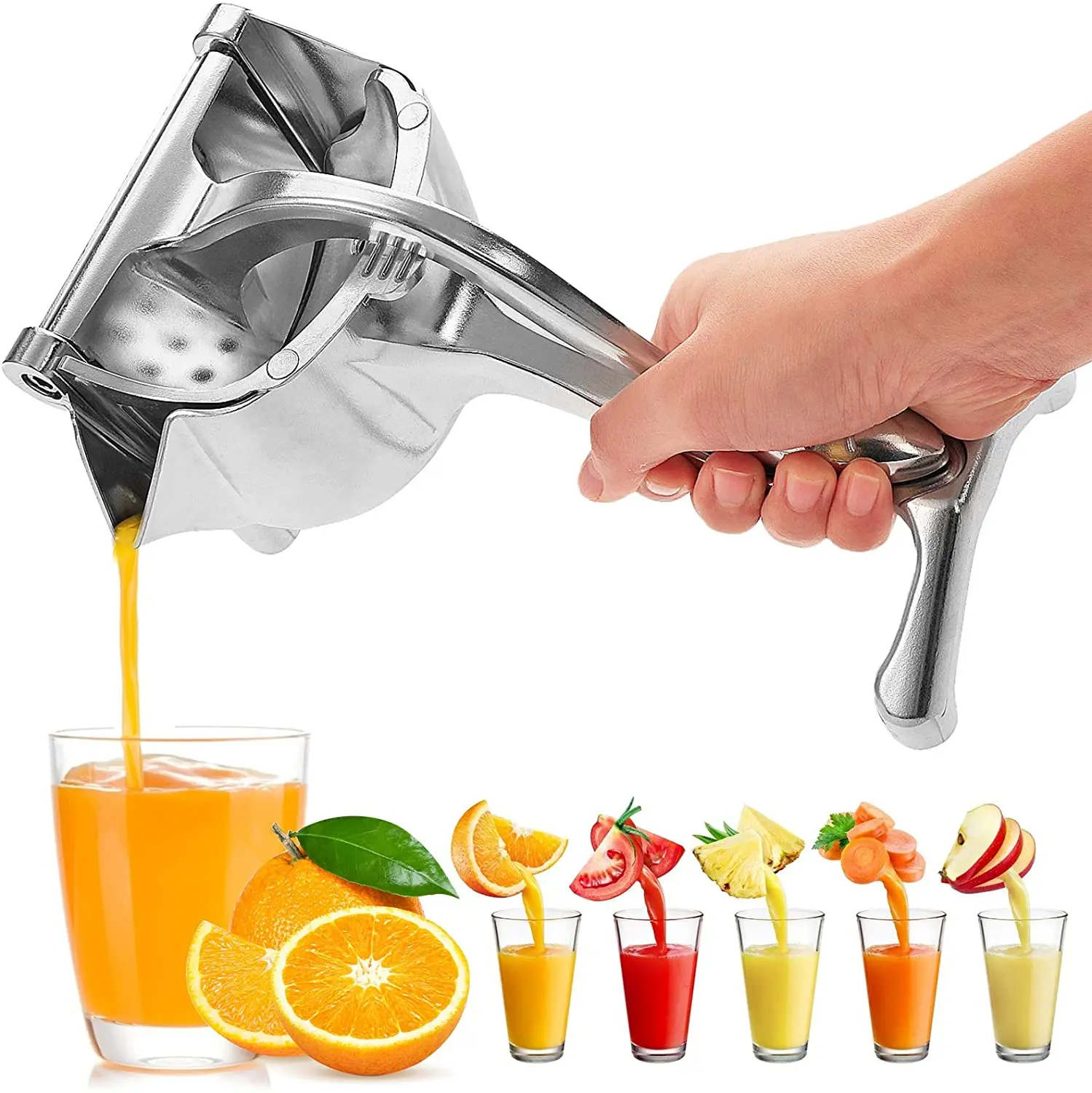 

Lemon Squeezer Aluminum Alloy Lemon Juicer Manual Juicer Heavy-duty Hand Pressed Fruit Juicer