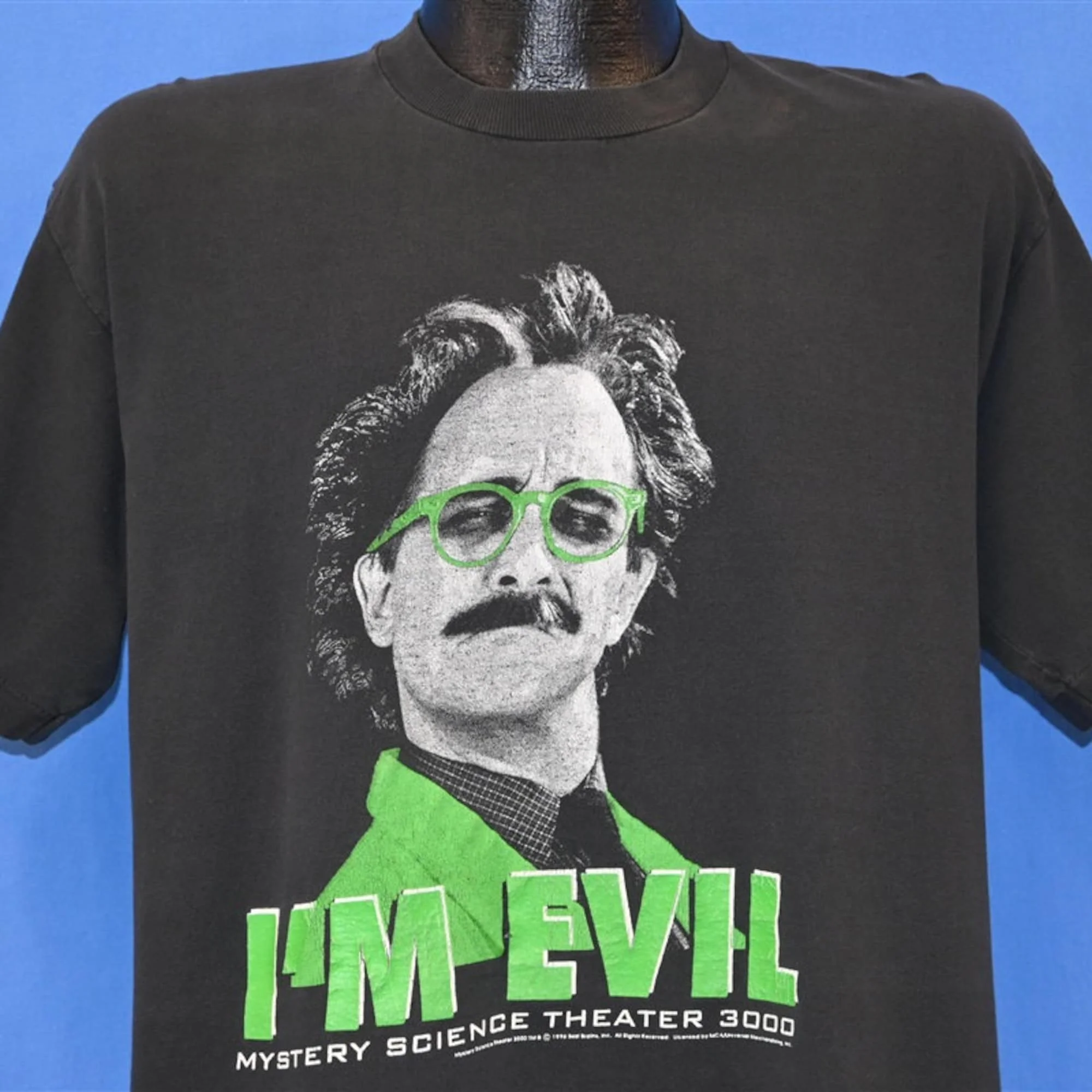 Футболка 90-х загадочный научный кинотеатр 3000 доктор Форрестер I'm Evil TV Show