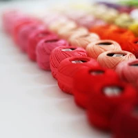 rhapsody reds size 8 perla cotton crochet thread embroidery craft needle cross stitch 159 colors egyptian cotton 12 balls set
