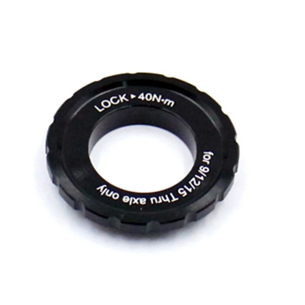 

Bike Centerlock Adapter Disc Brake Rotor For 12/15/20MM Thru Axle Hub Black