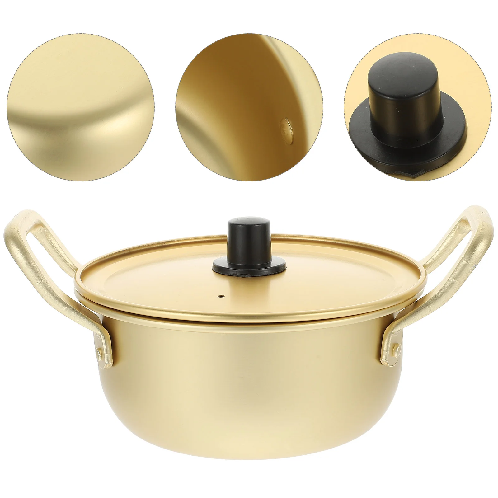

Korean Noodle Pot Ramen Noodles Stockpot Kitchen Stew Pot Soup Pot with Lid
