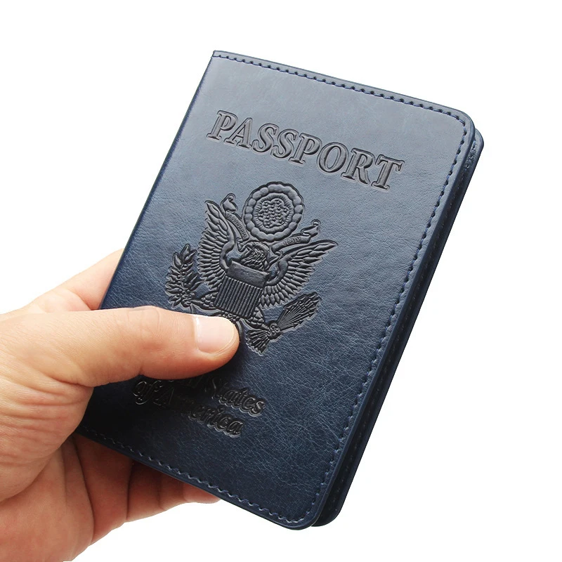 

United States Business Passport Covers Holder Personalised American Passport Holder Case Travel Document Case for Women Men