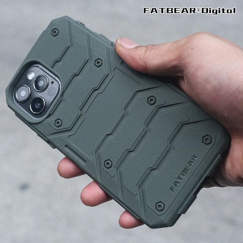 

FATBEAR Tactical Military Grade Rugged Shockproof Armor Case Cover for Apple iPhone 12 Mini Pro Max