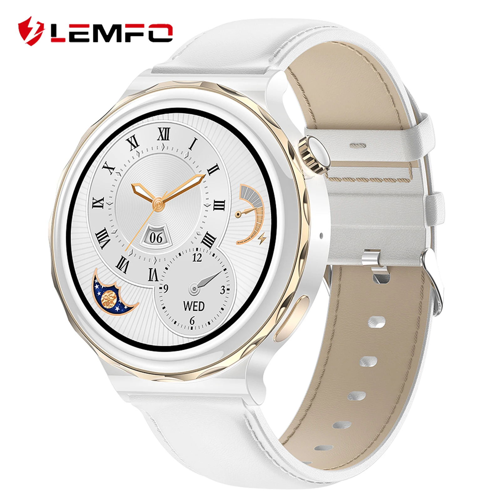 LEMFO HK43 смарт часы женские IP68 водонепроницаемый наручные аккумулятор 260 мАч