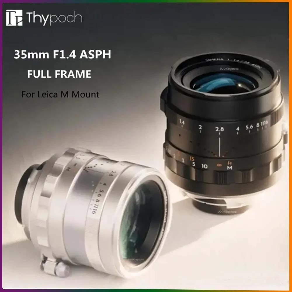Thypoch 28mm F1.4 35mm Camera Lens Full Frame Manual Focus For Leica M for M-M M3 M6 M7 M8 M9