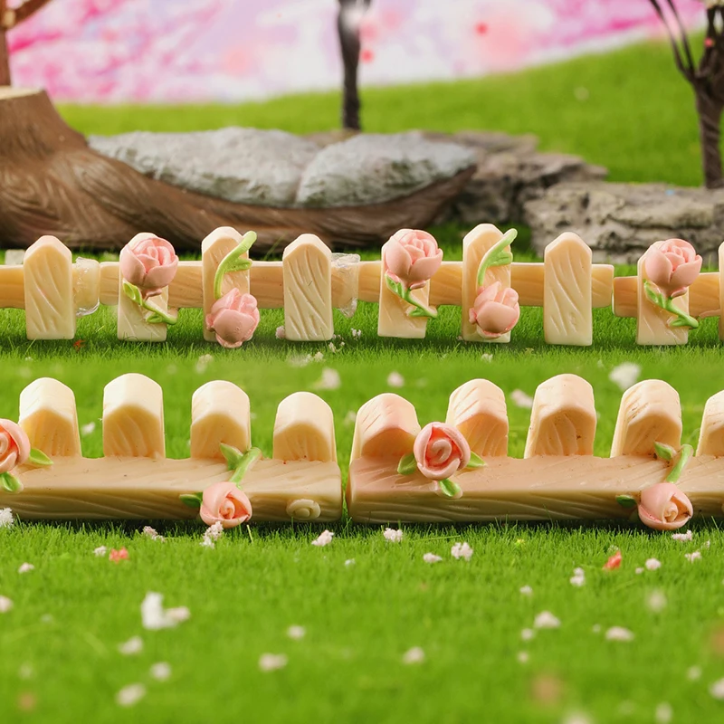 Милая мультяшная садовая полимерная миниатюрная фигурка орнамент креативное