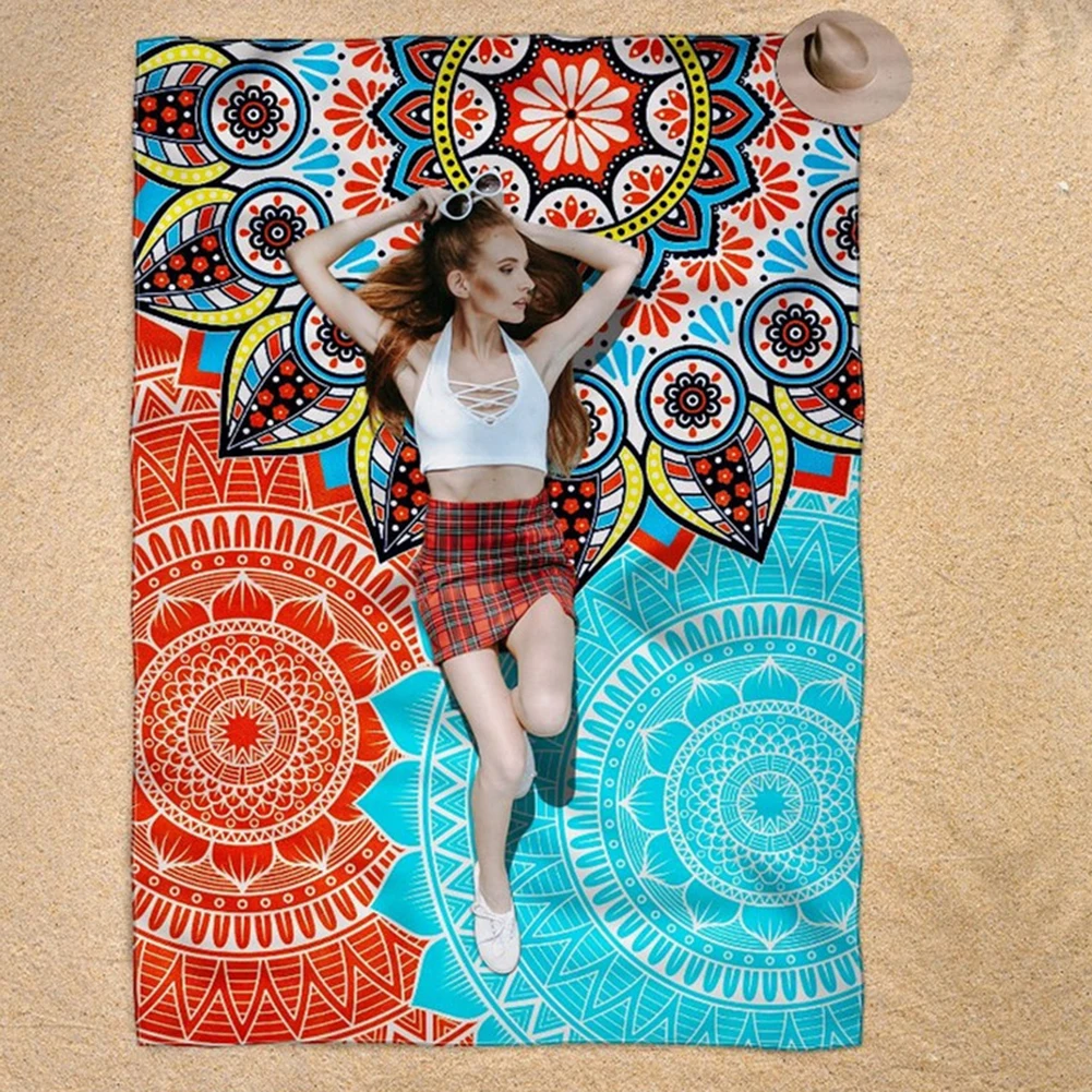 

Waterproof Printed Beach Blanket Portable Outdoor Picnic Camping Playing Mat Pad