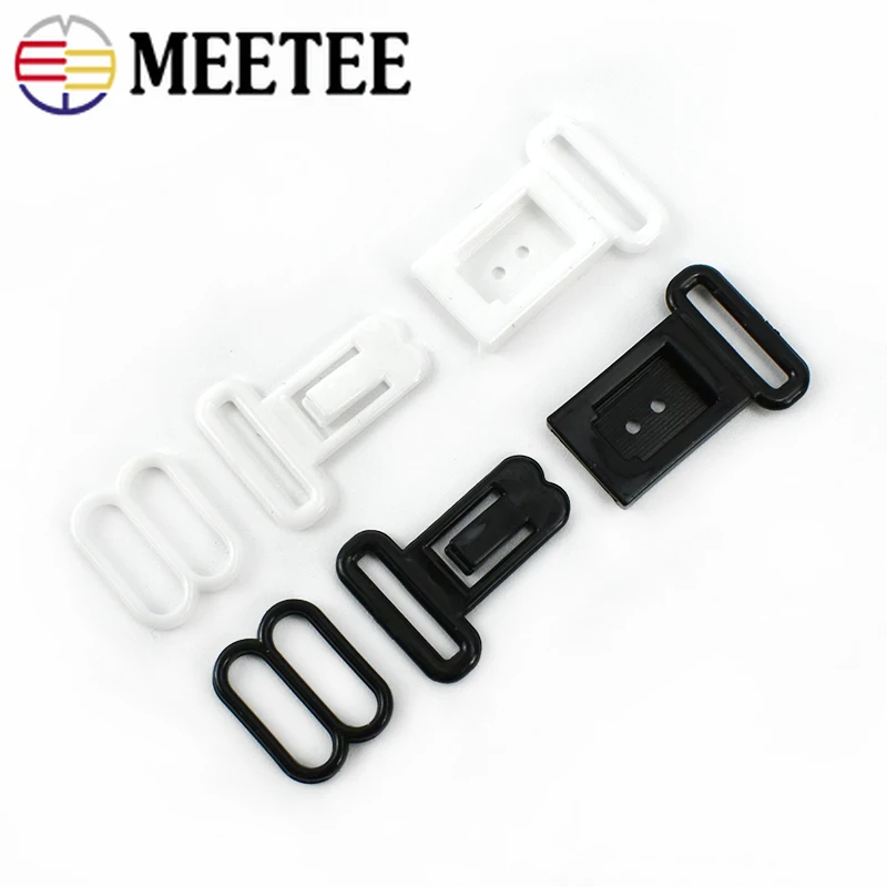 Meetee 50/100 комплектов 12 5 мм регулируемые Крючки пряжки для бюстгальтера
