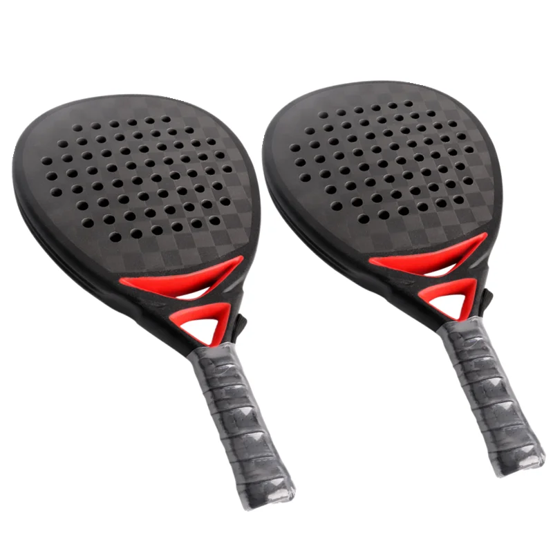 

(Spot) 2022 paddle racket professional series carbon fiber tennis racket Pala Padel outdoor sports equipment with bag