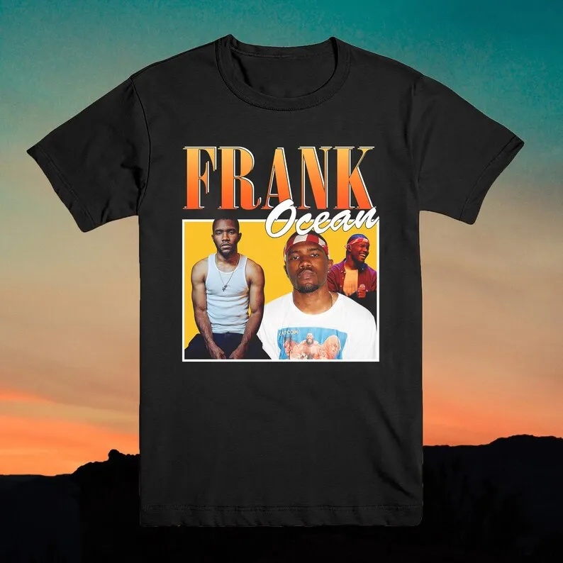 

Frank Ocean Vintage Shirt Rapper T-Shirt 90's Inspired Homage Style Throwback Tee